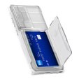 Чехол для Samsung Galaxy S24 Ultra, ERBORD SlideGuard with Card Holder, прозрачный