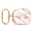 Оригинальный чехол для наушников от Guess для AirPods 3, Marble Strap, Pink