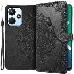 Чохол-книжка для Infinix Hot 30i, Mandala, чорний