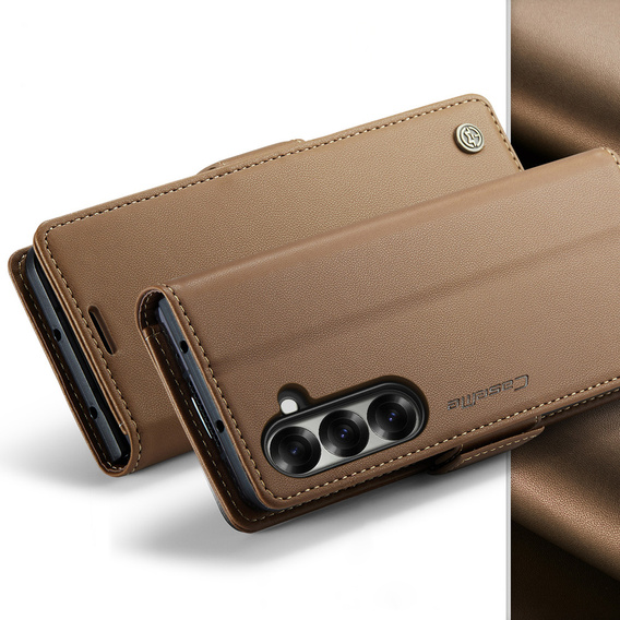 Чехол-флип CASEME Litchi Wallet для Samsung Galaxy Z Fold7 5G