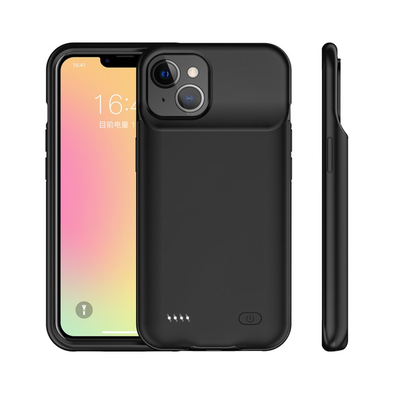 Чехол с батареей 6000mAh до iPhone 13 Mini, Black