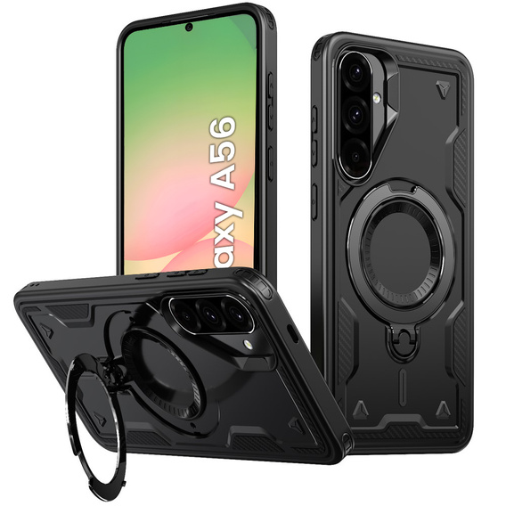 Чехол для Samsung Galaxy A56, Military MagSafe, чёрный