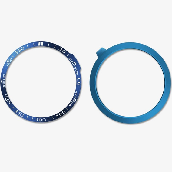 Накладка на безель для Garmin Fenix 7X, Blue/White