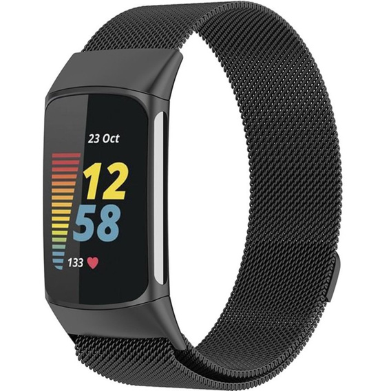 Браслет  MilaneseBand для Fitbit Charge 5 - Black