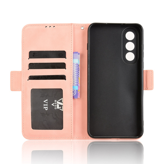 Откидной чехол для OnePlus Nord 5, Card Slot, розовый