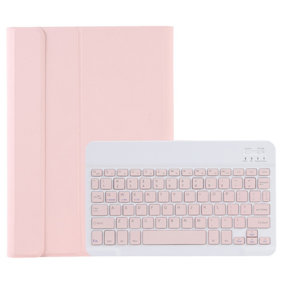 Чехол + клавиатура Samsung Galaxy Tab S9, Leather Pen Slot, розовый