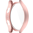 Чехол со встроенным стеклом для Samsung Galaxy Watch6 44 мм, розовый rose gold