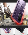Броньований чохол для Samsung Galaxy Note 20 Ultra, Dexnor Full Body, фіолетовий
