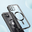 Чохол для iPhone 11, Electro MagSafe, чорний + Скло на екран