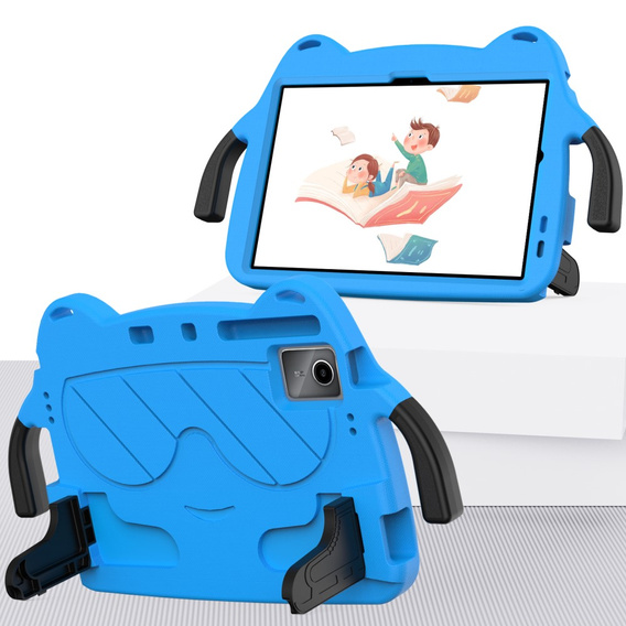 Детский чехол для Xiaomi Redmi Pad SE 11" / Huawei MatePad 11 2021 / DOOGEE T30 Pro / Lenovo Tab M11, синий