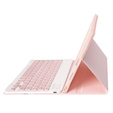 Чехол + клавиатура iPad 10.9 2022 10 Gen, Pen Slot, розовый rose gold