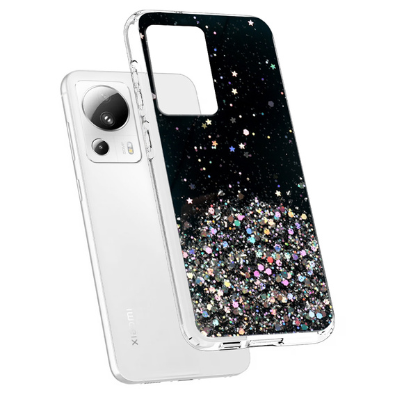Чoхол до Xiaomi 13 Lite, Glittery, чорний