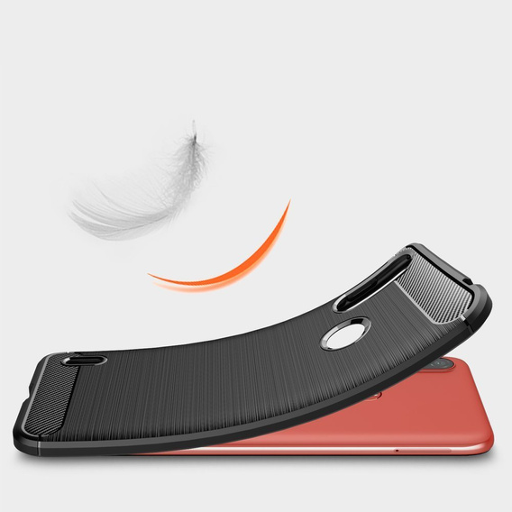 Чехол до Motorola Moto E7 Power / E7i Power, Carbon, чёрный