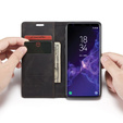 Чехол CASEME для Samsung Galaxy S9, Leather Wallet Case, чёрный