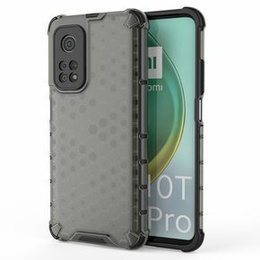 Панцирный чехол Honeycomb для Xiaomi Mi 10T 5G/10T Pro 5G - Smoke Black