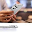 Чохол для iPhone 16 Pro, Erbord Dropproof, прозорий + скло