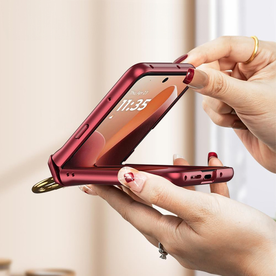 Чохол з підставкою та захистом шарнірів для Motorola Razr 60 Ultra 5G