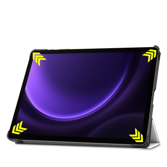 Чехол для Samsung Galaxy Tab S10 Lite / S10 FE / S9 FE, с откидной крышкой, sleeping cat