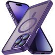 Чехол для iPhone 15 Pro, ERBORD Impact Guard, MagSafe, тёмно-фиолетовый