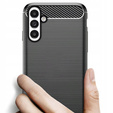 Чехол до Samsung Galaxy A04S / A13 5G, Carbon, чёрный