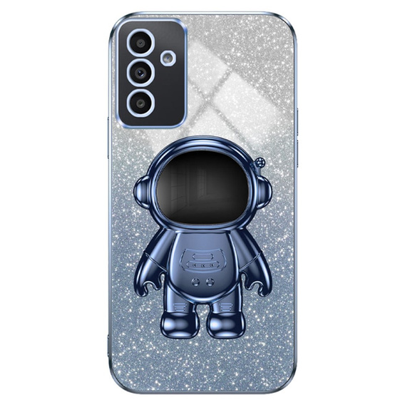Чехол для Samsung Galaxy A15 4G / 5G, Glitter Astronaut, синий