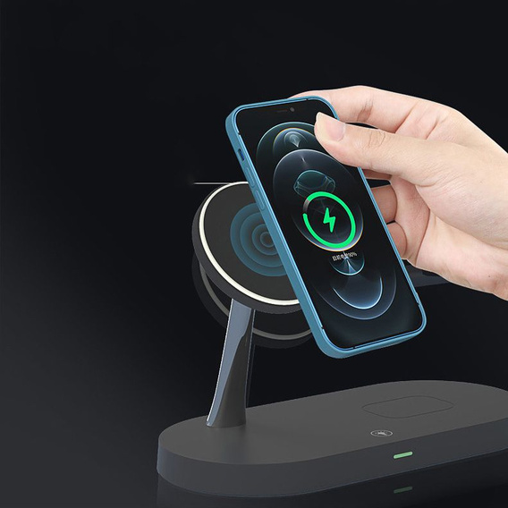 ERBORD 3в1 Бездротовий індуктивний зарядний пристрій з MagSafe для iPhone Apple Watch AirPods
