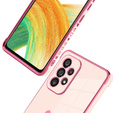 Чехол до Samsung Galaxy A33 5G, Electro heart, розовый rose gold