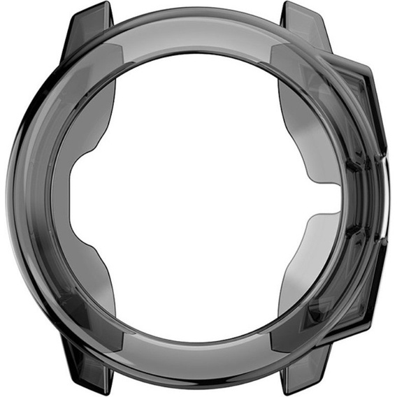 Etui TPU Frame do Garmin Instinct, Transparent Black