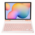Чехол + клавиатура Samsung Galaxy Tab S6 Lite P610/P615 / S6 Lite 2022 10.4, Pen Slot, розовый rose gold