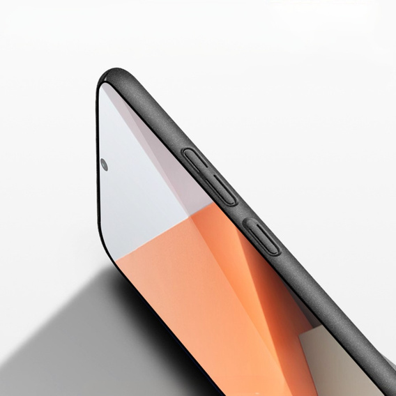 чехол MOFI для Xiaomi Redmi Note 13 Pro+, тонкий, чёрный