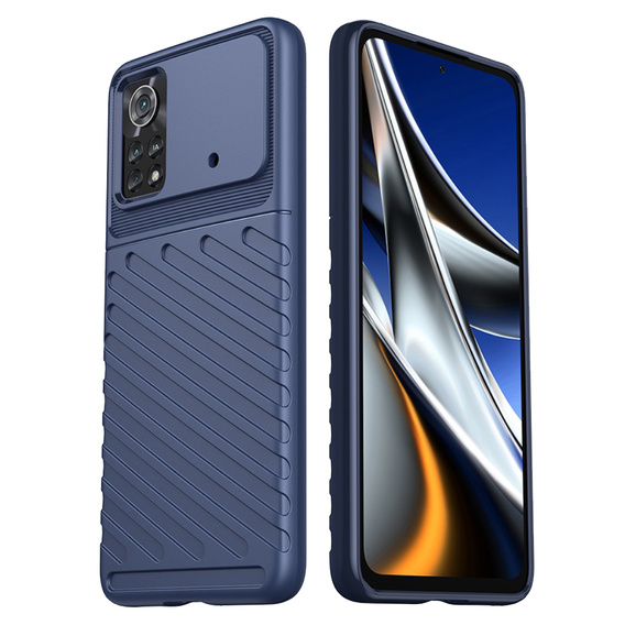 Чехол до Xiaomi Poco X4 Pro 5G, Thunder, синий