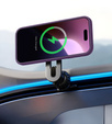 Чехол для iPhone 16 Plus, для MagSafe, ERBORD Matt Case, тёмно-фиолетовый + стекло для экрана