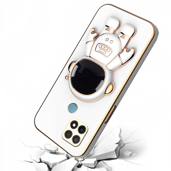 Чoхол до Oppo A15/A15S, Astronaut, білий