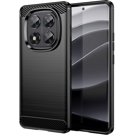 Чoхол до Xiaomi Redmi Note 14 Pro, Carbon, чорний