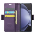 CASE фліп-чохол для Samsung Galaxy Z Fold6 5G, Litchi Wallet, фіолетовий