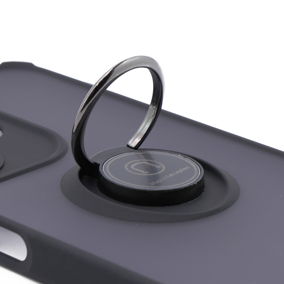 Чехол для Infinix Hot 30i, Frosted Ring, чёрный
