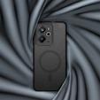 Чехол для Realme 14 5G / Realme 14T 5G, для MagSafe, ERBORD Matt Case, чёрный + стекло для экрана
