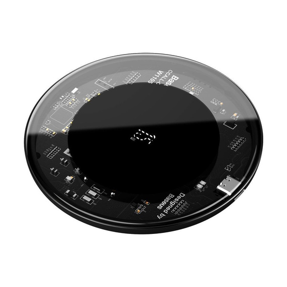 Baseus Simple Беспроводное индуктивное зарядное устройство 15 Вт, Black