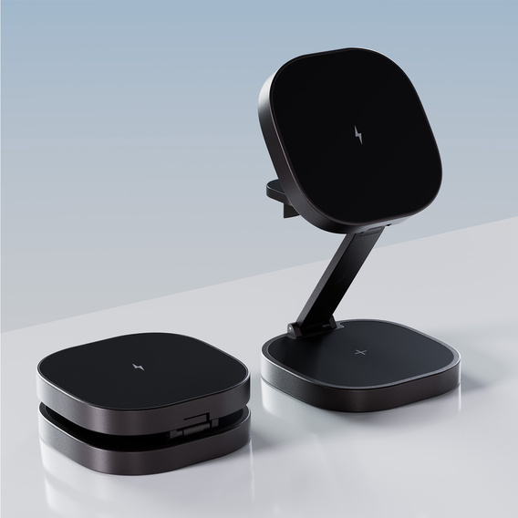 ERBORD 3в1 Бездротовий індуктивний зарядний пристрій з MagSafe для iPhone Apple Watch AirPods