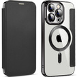 Откидной чехол для iPhone 13 Pro, RFID Wallet MagSafe CamShield, чёрный