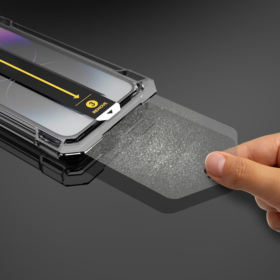 2x Скло захисне загартоване для iPhone 15 Pro, ERBORD Easy App Full Screen Protector