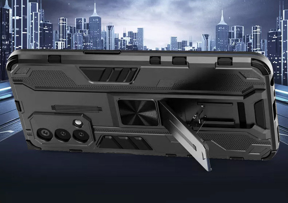 Чехол до Realme GT Master Edition, Military kickstand, чёрный