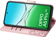 Чохол-книжка для Oppo A5 Pro 5G, Butterfly, рожевий rose gold