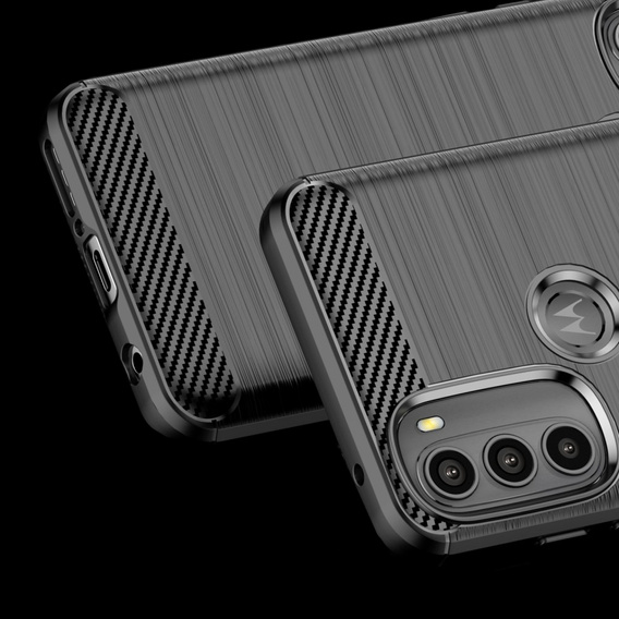 Чехол до Motorola Moto G71 5G, Carbon, чёрный