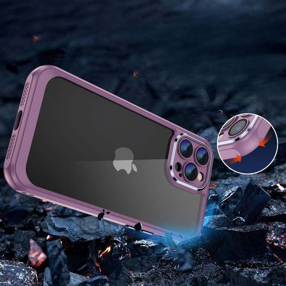 Чохол для iPhone 12 Pro Max, ERBORD Impact Guard, фіолетовий