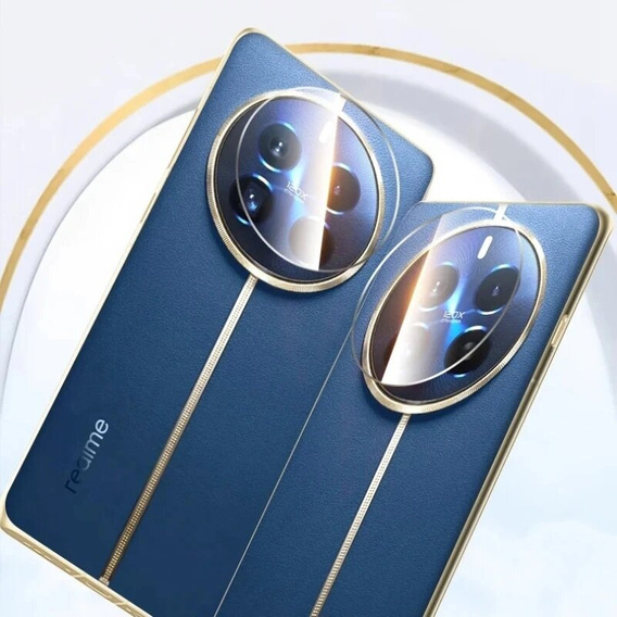 2x Загартоване скло для камери ERBORD для Realme 12 Pro / 12 Pro+, прозоре