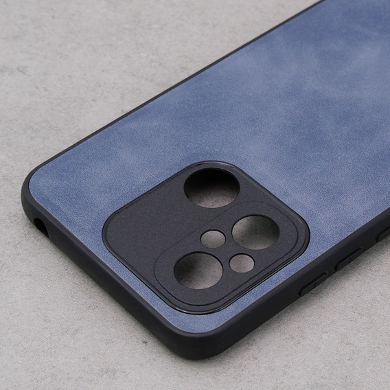 Чехол до Xiaomi Redmi 12C, ERBORD Business, с пластиной-держателем для автомобиля, синий