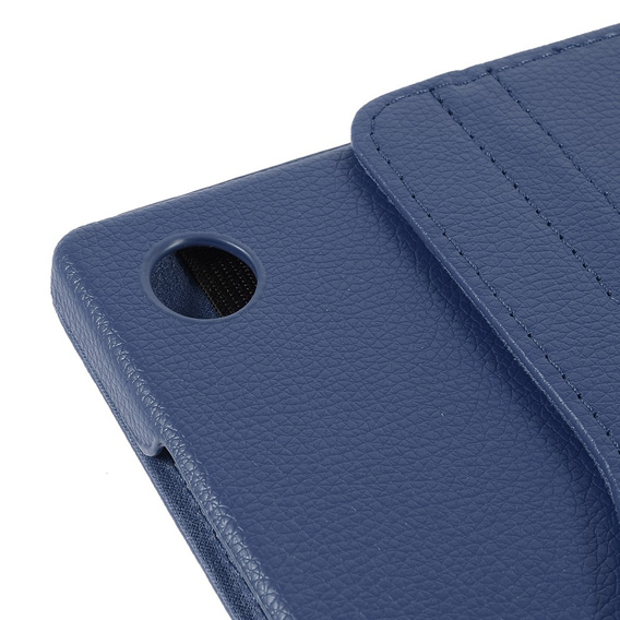 Чехол для Samsung Galaxy Tab A9+ TB330FU 10.95", вращающийся на 360, темно-синий