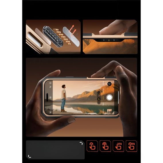 Чохол-сумка для iPhone 17 Pro Max, Unicorn Beetle Grip Pro Mag, Desert Gold