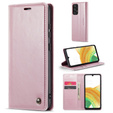 Флип-кейс CASEME для Samsung Galaxy A33 5G, Waxy Textured, розовый